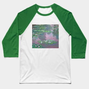 Waterlilies (1905) by Claude Monet Baseball T-Shirt